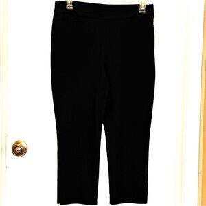 Chico's Black Pull On Stretchy Straight Leg Women’s Pants